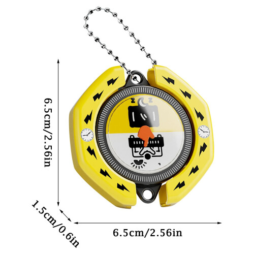 Puzzeldecoder sleutelhanger draagbaar hersenkraker speelgoed (1 stuk) 1