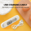 Digitales Thermometer mit Edelstahlsonde, LCD-Display und USB-Ladefunktion 5