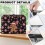 Gingerbread Man Sewing Machine Cover Xmas Candy Design 6