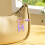 N Initial Keychain for Women Purple Tassel 2