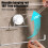 White Suction Cup Tissue Holder Waterproof Rustproof 1pc 5
