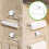 White Suction Cup Tissue Holder Waterproof Rustproof 1pc 6
