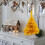 Harliver mini artificial Christmas tree gold 11.8 inch 5