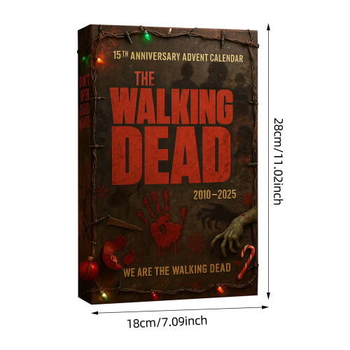 The Walking Dead Advent Calendar 2025 24-Day Countdown with 1