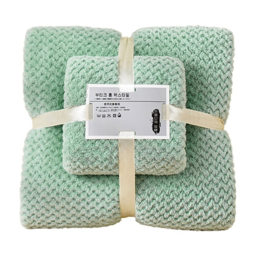 Σετ πετσετών Coral Fleece για διακόσμηση σπιτιού 1