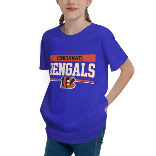 Παιδική κοντομάνικη μπλούζα Bengals με το λογότυπο της ομάδας ποδοσφαίρου 1