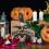 Halloween witch tabletop display stand with hat and candy 2