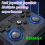R36SMax handheld game console 4.0-inch 3D screen 128GB black 2