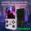 R36SMax handheld game console 4.0-inch 3D screen 128GB black 6