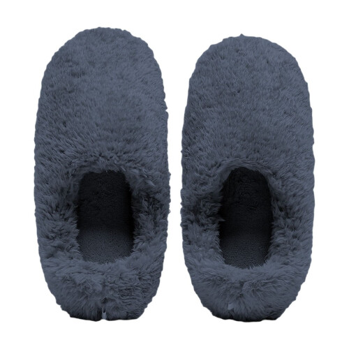 Fleece-Lined Slippers with Sole for Indoor Outdoor Use 1