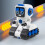Dragbara robotbilleksaker för småbarn 1-3 år, 6-18 5
