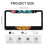 Pineapple License Plate Frames Aluminum 2-Pack 3