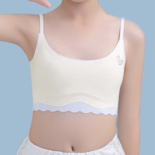 Girls' Adjustable Cup Bra 9-12 Years Lightweight Breathable 1