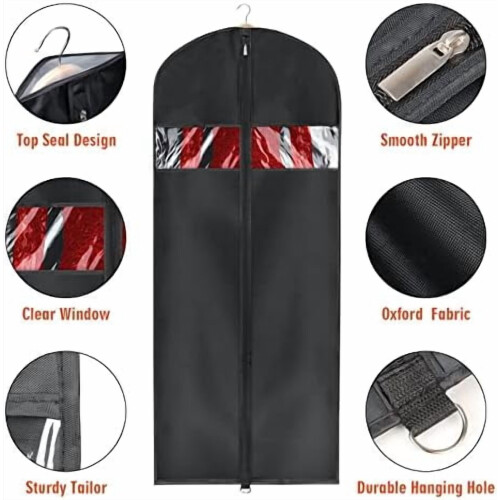Conjunto de 5 capas para ternos e vestidos de 60 polegadas 2