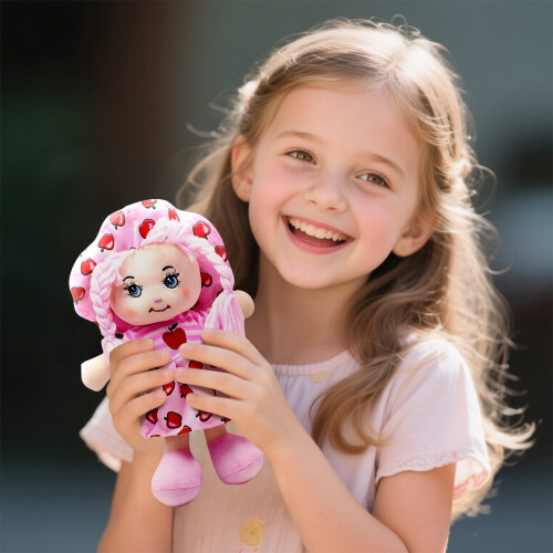 Strawberry Plush Doll Soft 25cm 2