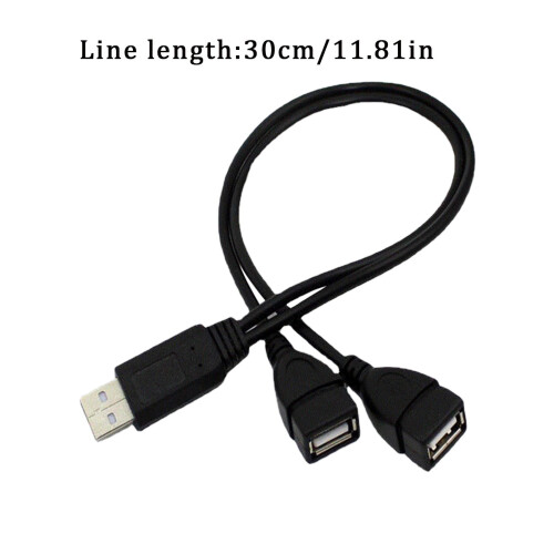 Καλώδιο δεδομένων USB One Minute2in1Male Δύο θηλυκά, δύο σε ένα, διπλής κεφαλής, θηλυκό, με 1