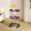 Ronde 3-laags acryl trolleyplank 3