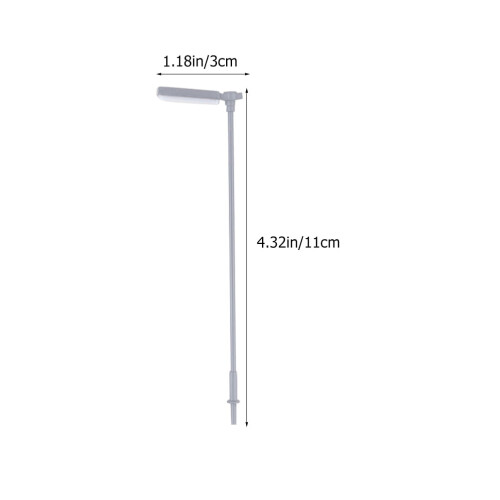 Railway Lamppost Model Steel 2 pcs 1