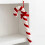 Christmas cane ornaments red white assorted 140 3