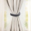 Cotton Curtain Tiebacks Handmade Adjustable Non-Slip Rope 5