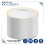 Plastic Dinner Plates White Gold 10.25 Inch 100 Pack 2