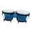 STARTIST Bongo Drum Set Blue 6 inch and 7 inch 5