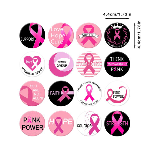 Panglică de conștientizare a cancerului, 1 inch 2