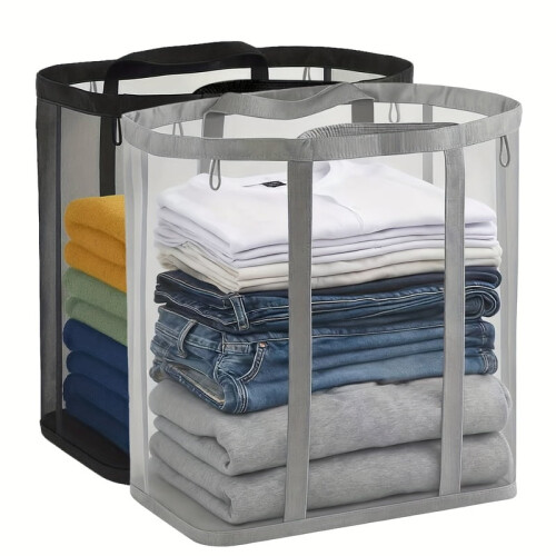 Collapsible laundry hamper with handle and window 1 pc 1
