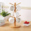 Bamboo Mug Holder Stand with 6 Hooks 2