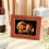 Engraved Brown Leather Photo Frame 5x7 Inch 5