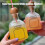 Botella de tequila con tapón de rosca, 375 ml, de acrílico reutilizable. 3