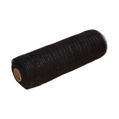 Black mesh ribbon roll for wreath making 10 in x 30 ft 2