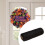 Black mesh ribbon roll for wreath making 10 in x 30 ft 8