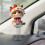 Shy Kitty Bobblehead Acrylic Car Dashboard Decoration 2