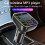 Bluetooth 5.0 FM transmitter with dual USB charger and 2