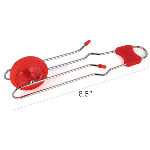 Conjunto de rodas giroscópicas retrô com LED para crianças, 3 peças, 8,5 polegadas. 2