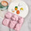 Easter chocolate candy mold rabbit egg basket silicone 1 5