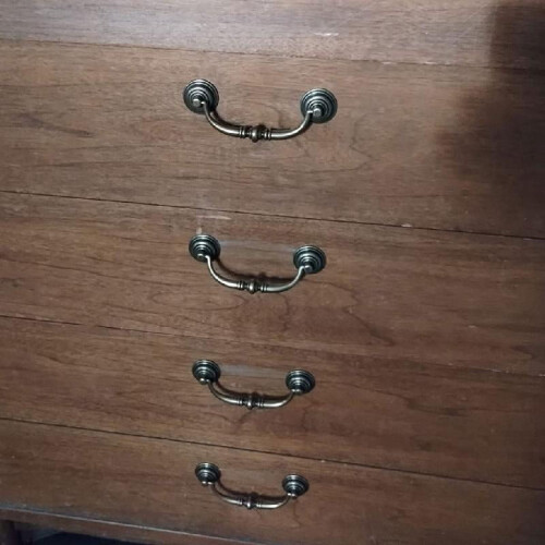 Ensemble de 4 poignées à bascule en bronze antique 2