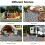 Waterdicht buitenkleed van plastic stro, 15x244 cm 6