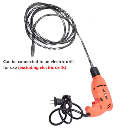Electric Drain Cleaner Spring Flexible Pipe Unclogger for 1
