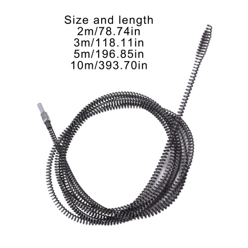 Electric Drain Cleaner Spring Flexible Pipe Unclogger for 2