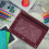 3-Ring Binder Pouch Transparent Zipper Large Capacity 4