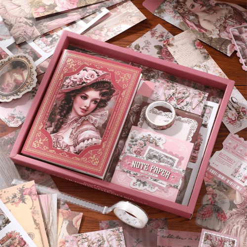 Κιτ vintage scrapbooking, είδη κλασικής τέχνης 140 τεμάχια 1