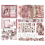 Κιτ vintage scrapbooking, είδη κλασικής τέχνης 140 τεμάχια 5