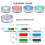 Support d'affichage LED pour boule de cristal – RGB, USB/batterie, 2