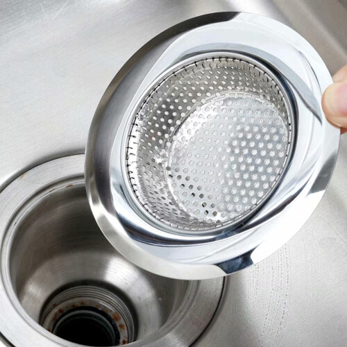 Afløbssi til køkkenvask i rustfrit stål, 2,8 tommer, 2-pak 1