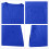 Men's V-neck scrub top blue M 5