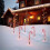 Hengsof Christmas solar pathway lights candy cane 10 inch 5