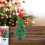 Wool Felt Christmas Tree Decoration Green 1 Pack 5