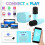 Mini Karaoke Machine Portable Bluetooth Speaker with 2 7